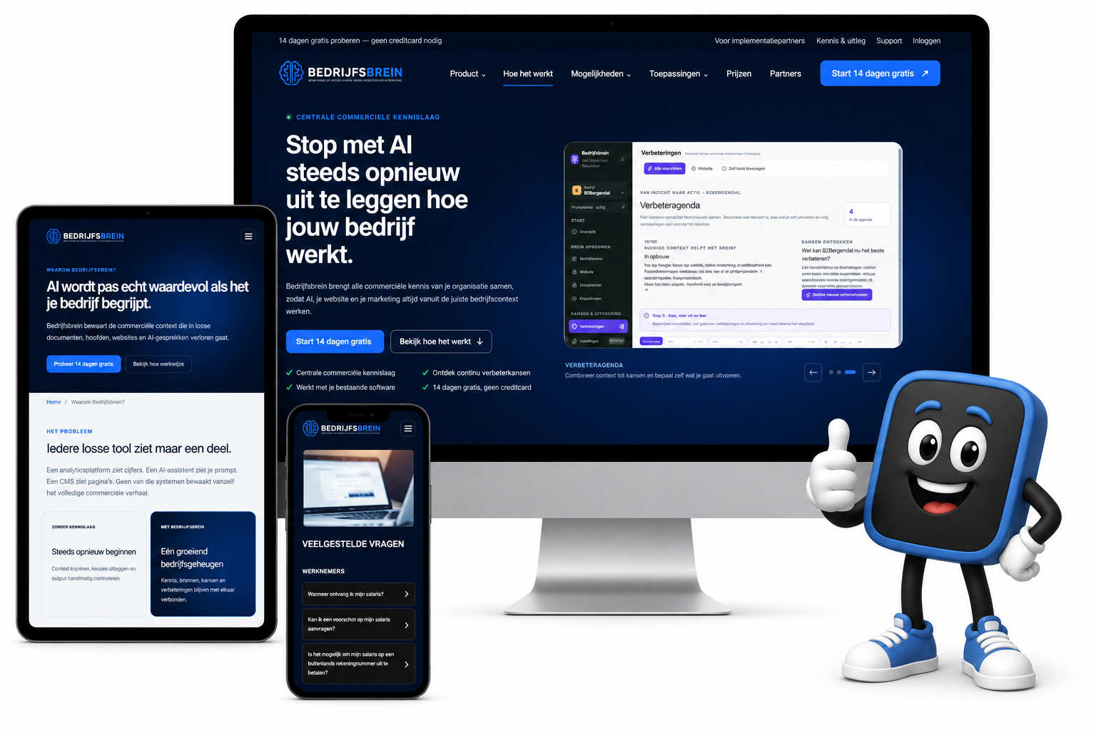 Bedrijfsbrein brengt bedrijfskennis, website-informatie en verbeterkansen samen