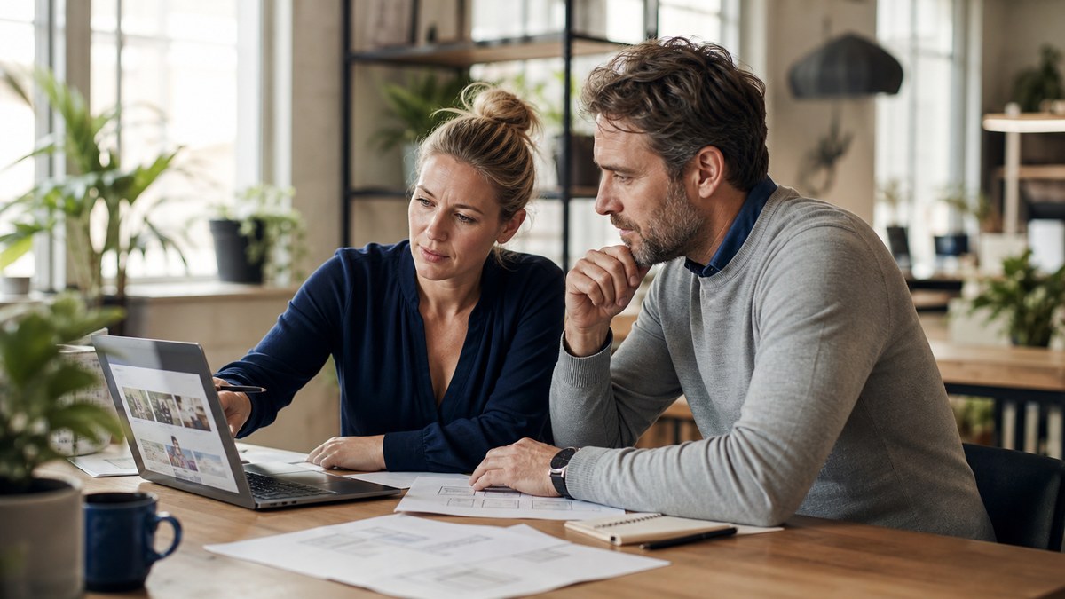 Ondernemer bespreekt met Premium Online hoe een bestaande website beter kan